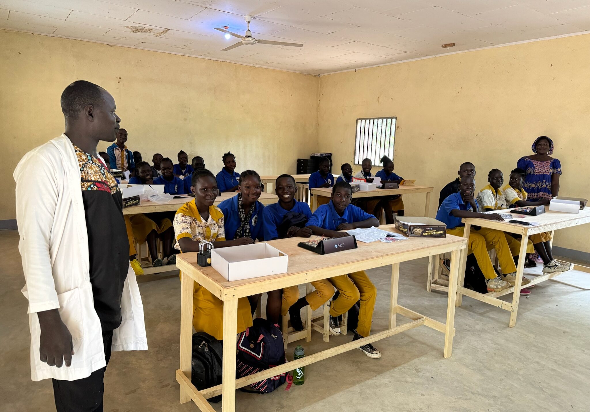 teacher students in classroom